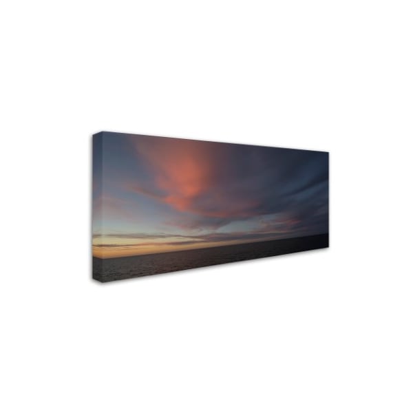 Kurt Shaffer 'Soft Sunset' Canvas Art,16x32